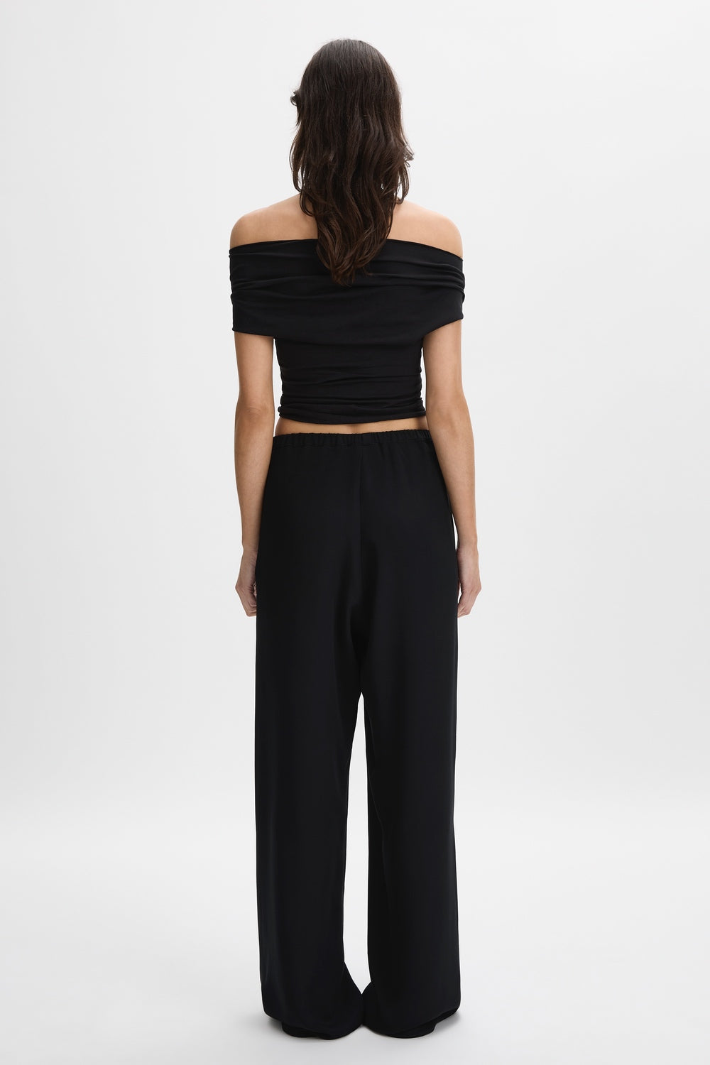 Silk Elastic Waist Pant